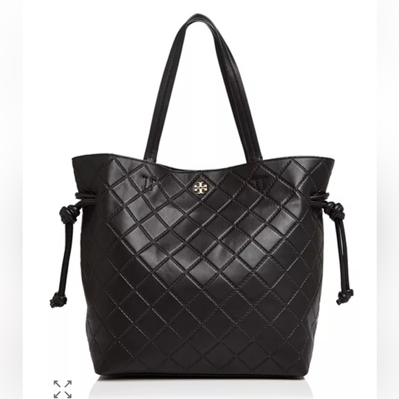 NWOT Tory Burch Gorgia Slouchy Quilted Leather Tote - Picture 2 of 8